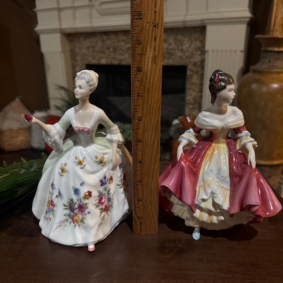 Royal Doulton - “Diana” 1985/“Southern Belle” 1957, England Rare Pink Dress. - Picture 11 of 11